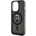 Karl Lagerfeld KLHMP14XHFCKNOK iPhone 14 Pro Max 6.7" czarny/black hardcase IML Ikonik MagSafe