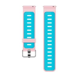 Beline pasek Watch 20mm Double Color Silicone różowo-niebieski pink/blue box
