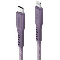 ENERGEA kabel Flow USB-C - Lightning C94 MFI 1.5m fioletowy/purple 60W 3A PD Fast Charge