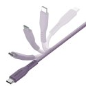 ENERGEA kabel Flow USB-C - Lightning C94 MFI 1.5m fioletowy/purple 60W 3A PD Fast Charge
