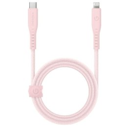 ENERGEA kabel Flow USB-C - Lightning C94 MFI 1.5m różowy/pink 60W 3A PD Fast Charge