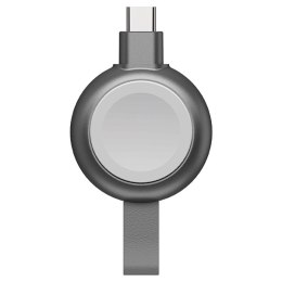ENERGEA WatchPod 3 kompaktowa ład. indukcyjna do Apple Watch 5W USB-C Fast Charging szary/gunmetal
