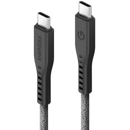 ENERGEA kabel Flow USB-C - USB-C 1.5m czarny/black 240W 5A PD Fast Charge