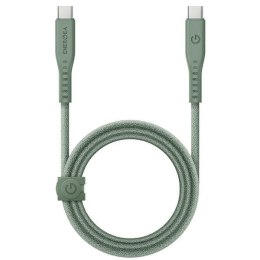 ENERGEA kabel Flow USB-C - USB-C 1.5m zielony/geen 240W 5A PD Fast Charge