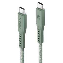 ENERGEA kabel Flow USB-C - USB-C 1.5m zielony/geen 240W 5A PD Fast Charge