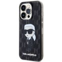 Karl Lagerfeld KLHCP15LHNKMKLK iPhone 15 Pro 6.1" czarny/black hardcase Monogram Ikonik