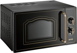Gorenje | MO4250CLB | Kuchenka mikrofalowa z grillem | Wolnostojąca | 20 L | 700 W | Grill | Czarny