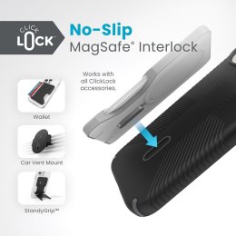 Speck Presidio2 Grip ClickLock & MagSafe - Etui iPhone 15 / iPhone 14 / iPhone 13 (Black)