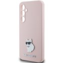 Karl Lagerfeld KLHCS23FESMHCNPP S23 FE S711 różowy/pink Silicone Choupette Metal Pin
