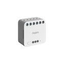 Aqara Dual Relay Module T2 | Podwójny przekaźnik | Zigbee, Apple HomeKit, Matter, Google Home, Alexa, DCM-K01