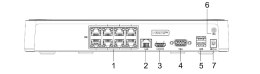 Rejestrator IP Hilook by Hikvision 8 kanałów 4MP NVR-8CH-H/8P biały