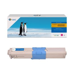 G&G kompatybilny toner z NT-COC301FM, 44973534, magenta, 1500s, dla OKI C301, C321, MC332, MC342, N