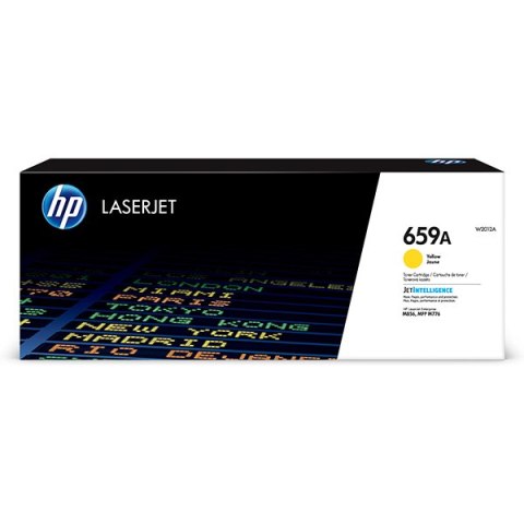 HP oryginalny toner W2012A, HP 659A, yellow, 13000s, HP Color LaserJet Enterprise M856dn,M856x,Color Laser, O
