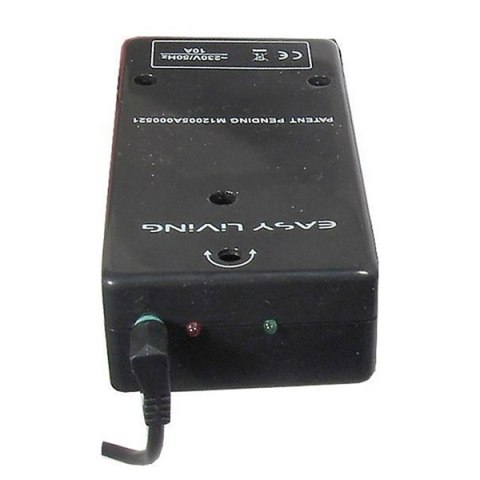 Przewód zasilania rezerwowego EASY-OFF 230V z włączeniem zdalnego sterowania, CEE7 (widelec) - gniazdo 4x, Max. 2300W, czarny, z