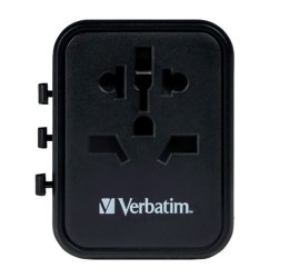Adapter podróżny World-to-World Verbatim UTA-01 Verbatim, USB-A, czarny, 12 W