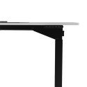 Biurko, elektycznie regulowany, Blat biały, 160x75 cm, 74-116 cm, UPLIFT, z podkładką pod mysz XXL, ULTRADESK