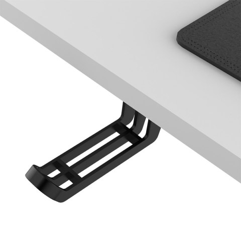 Biurko, elektycznie regulowany, Blat biały, 160x75 cm, 74-116 cm, UPLIFT, z podkładką pod mysz XXL, ULTRADESK