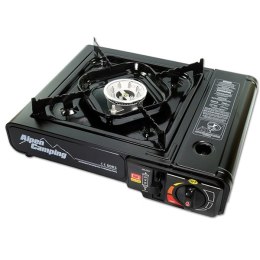 Kuchenka turystyczna camping czarny, Walizka, Alpen