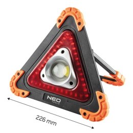 Lampa LED + trójkąt ostrzegawczyplastik-nylon99-07610W, 4xAA, 3 tryby świeceniaNEO TOOLS