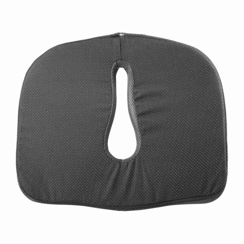 Ortopedyczna poduszka, plastikowa końcówka odporna na nacisk, ergonomiczna, czarny, Powerton