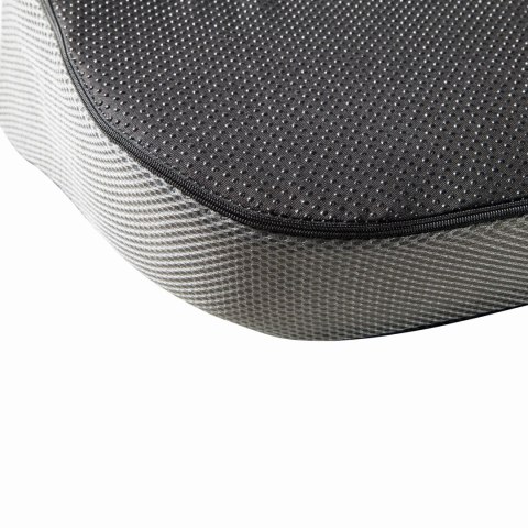 Ortopedyczna poduszka, plastikowa końcówka odporna na nacisk, ergonomiczna, czarny, Powerton