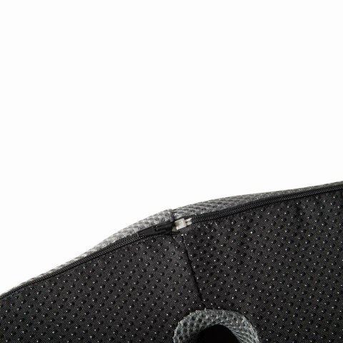 Ortopedyczna poduszka, plastikowa końcówka odporna na nacisk, ergonomiczna, czarny, Powerton