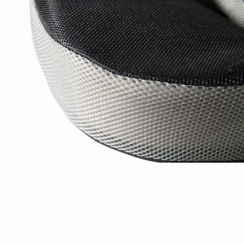 Ortopedyczna poduszka, plastikowa końcówka odporna na nacisk, ergonomiczna, czarny, Powerton