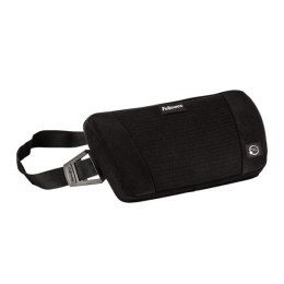 Podpórka pod plecy PlushTouch, regulowany pasek, czarna, Pianka z pamięcią kształtu i kulki żelowe, Fellowes