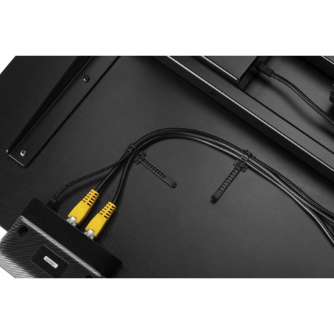 Stelaż / podstawa biurka, elektycznie regulowany, regulacja rozstawu 500mm, system antykolizyjny, czarny, 100 kg nośność, Powert