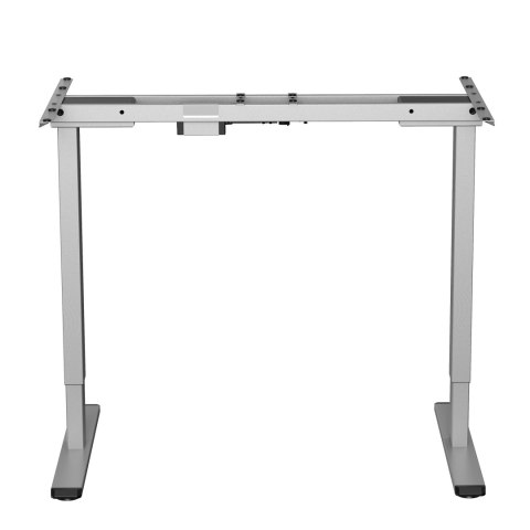 Stelaż / podstawa biurka, elektycznie regulowany, regulacja rozstawu 500mm, system antykolizyjny, szary, 100 kg nośność, Powerto