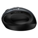 Genius Mysz Ergo 8300S, 1600DPI, 2.4 [GHz], optyczna, 7kl., bezprzewodowa, czarno-szara, 2 szt AAA, wertykalna