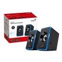 Genius głośniki SP-U125, 2.0, 3W, niebieskie, regulacja głośności, 3,5 mm jack (USB), 150Hz-20kHz