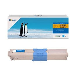 G&G kompatybilny toner z NT-COC510FC, 44469724, cyan, 5000s, dla OKI C510, 530, N