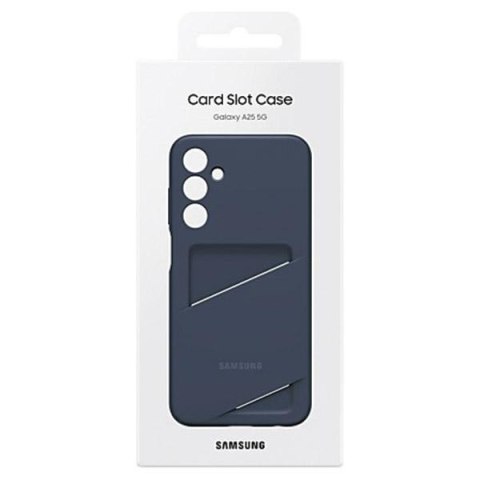 Etui Samsung EF-OA256TBEGWW A25 5G A256 czarno-niebieski/black-blue Card Slot Cover