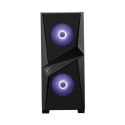 MSI MAG FORGE 100M Obudowa PC, Mid-Tower, USB 3.2, Czarny MSI | MAG FORGE 100M | Czarny | ATX | Zasilacz w zestawie Nie