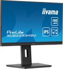 Monitor 21.5 cala ProLite XUB2293HSU-B6 IPS,100Hz,HAS(150mm),1ms,HDMI,DP,2xUSB, FreeSync,2x2W,PIVOT