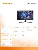 Monitor 27GN800P-B 27 cali IPS UltraGear QHD 144Hz 1ms