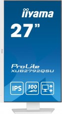 Monitor 27 cali ProLite XUB2792QSU-W6 IPS,QHD,HAS(150mm),100Hz,4xUSB3.2,SLIM
