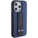 BMW BMHCP15LGSPBIV iPhone 15 Pro 6.1" granatowy/navy hardcase M Grip Stand Bicolor