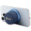 Guess głośnik Bluetooth GUWSC3ALSMB Speaker Stand niebieski/blue Magnetic Script Metal