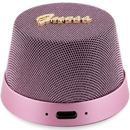Guess głośnik Bluetooth GUWSC3ALSMP Speaker Stand różowy/pink Magnetic Script Metal
