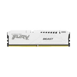 Pamięć DDR5 Kingston FURY Beast 16GB (1x16GB) 6000MHz CL40 1,35V White XMP