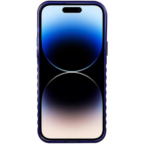 Audi IML Big Logo MagSafe Case iPhone 14 Pro 6.1" niebieski/navy blue hardcase AU-IMLMIP14P-Q5/D2-BE