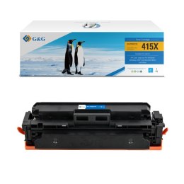 G&G kompatybilny toner z W2031X, NT-PH2031XC, HP 415X, cyan, 6000s, high capacity