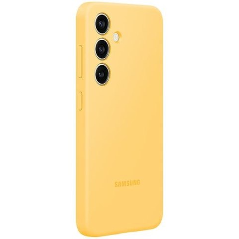 Etui Samsung EF-PS921TYEGWW S24 S921 żółty/yellow Silicone Case