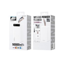 Powerbank 50000 mAh Fast Charging 2x USB-A 10W Biały