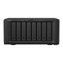 NAS Synology DS1823xs+; Tower; 8x (3.5" SATA HDD/2.5" SATA SSD); AMD Ryzen V1780B, 8 GB DDR4 ECC SODIMM (max. 32GB), 2x 1GbE RJ-