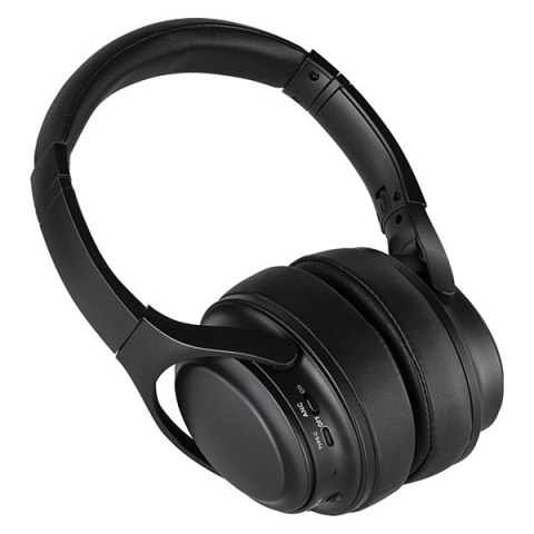 Defender FreeMotion B535, słuchawki z mikrofonem, regulacja głośności, czarna, 2.0, ANC, 40 mm przetworniki typ USB