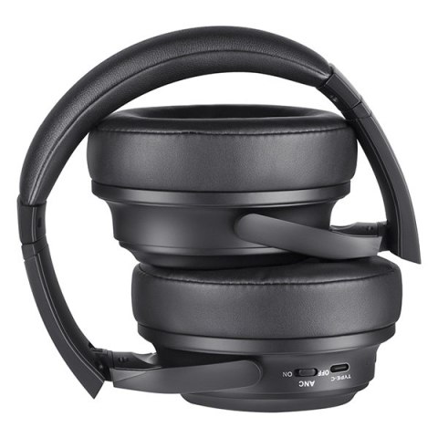 Defender FreeMotion B535, słuchawki z mikrofonem, regulacja głośności, czarna, 2.0, ANC, 40 mm przetworniki typ USB