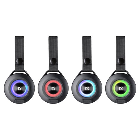 Defender głośnik ENJOY 20, Li-Ion, 1.0, 3W, czarny, Podświetlenie LED, BT 5.3, 180Hz~20kHz